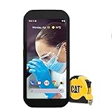 CAT S42 H+ Edition - Robustes Outdoor Smartphone mit Silberpartikel gegen Bakterien & Keime (13.97cm (5.5 Zoll) HD+ Display, 32 GB, 3GB RAM, Dual-SIM, Stoß- und Wasserdicht inkl. Maßband, schwarz