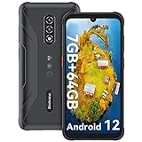 Blackview BV5200 Pro Outdoor Handy, 7GB+64GB/1TB Erweiterbar 2.3 GHz Octa Core Android 12 Outdoor Handy Ohne Vertrag, 13MP+8MP Panorama Kamera 5180mAh 6.1' HD+, 3 Slot Outdoor Smartphone IP69K