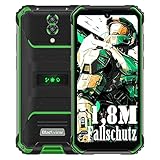 Blackview BV7200 Outdoor Handy Ohne vertrag, 1,8 m Ultra-sturzsicher, Android 12 Outdoor Smartphone 10GB/128GB Helio G85 Octa Core 50MP+8MP Kamera 6.1' HD+, 5180mAh 18W schnelles Laden IP68&IP69K/NFC