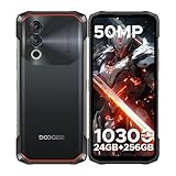 DOOGEE Blade 10 Power [2025] Outdoor Smartphone Ohne Vertrag Android 14, 24GB+256GB/TF 2TB Outdoor Handy 10300mAh/18W, 6.6'' HD+ baustellenhandy, 50MP AI Kamera,3 Card Slot/IP68/69K/NFC/GPS/Face ID